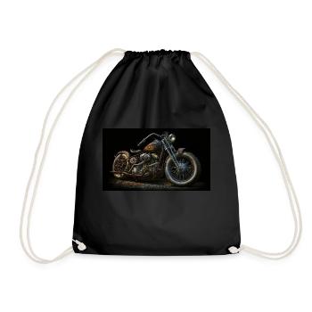 Bobber - Drawstring Bag - black - Front