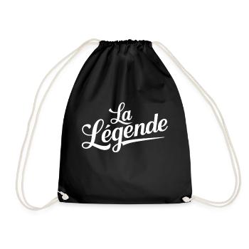La Légende - Sac de sport léger - noir - Devant