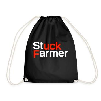 uk Politics starmer - Drawstring Bag - black - Front