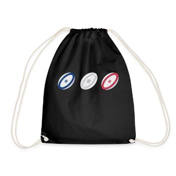 Rugby Sports Gift - Drawstring Bag - black - Front