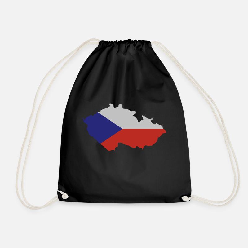 Czech Republic Shape - Turnbeutel - Schwarz