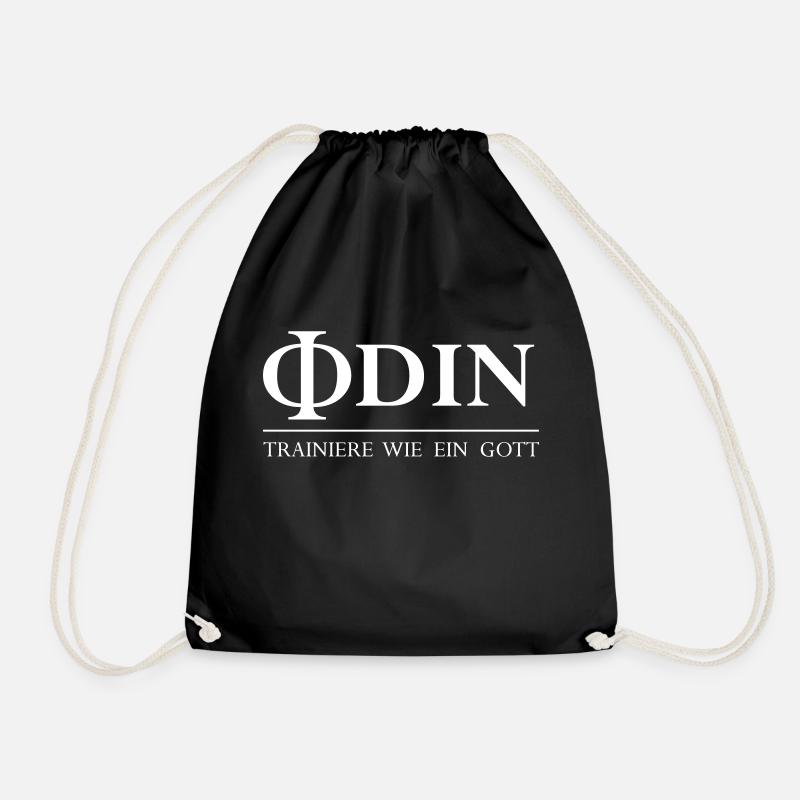 ODIN Trainiere wie ein Gott (Vektor) - Turnbeutel - Schwarz
