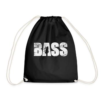 basse - Sac de sport léger - noir - Devant