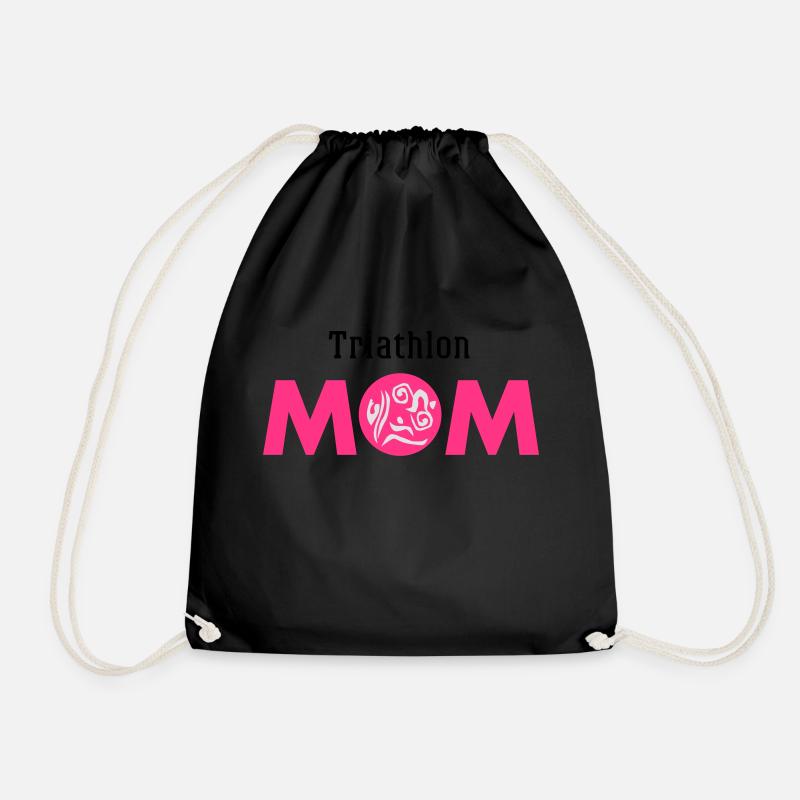 Triathlon MOM - Turnbeutel - Schwarz