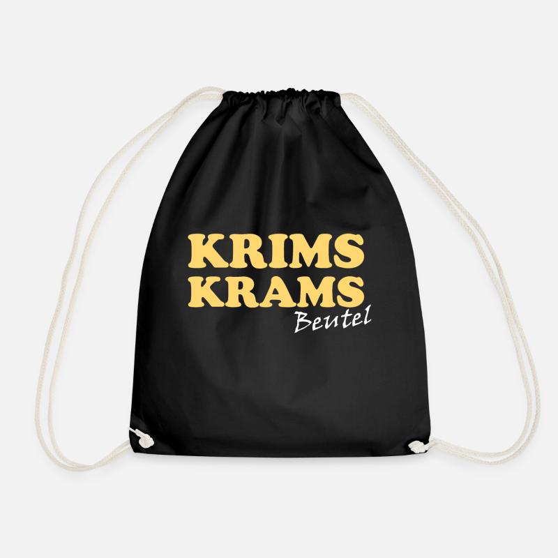Krimskrams - Turnbeutel - Schwarz