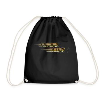 toujours a fond slogan humour vitesse - Sac de sport léger - noir - Devant
