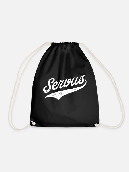 Servus - Turnbeutel - Schwarz