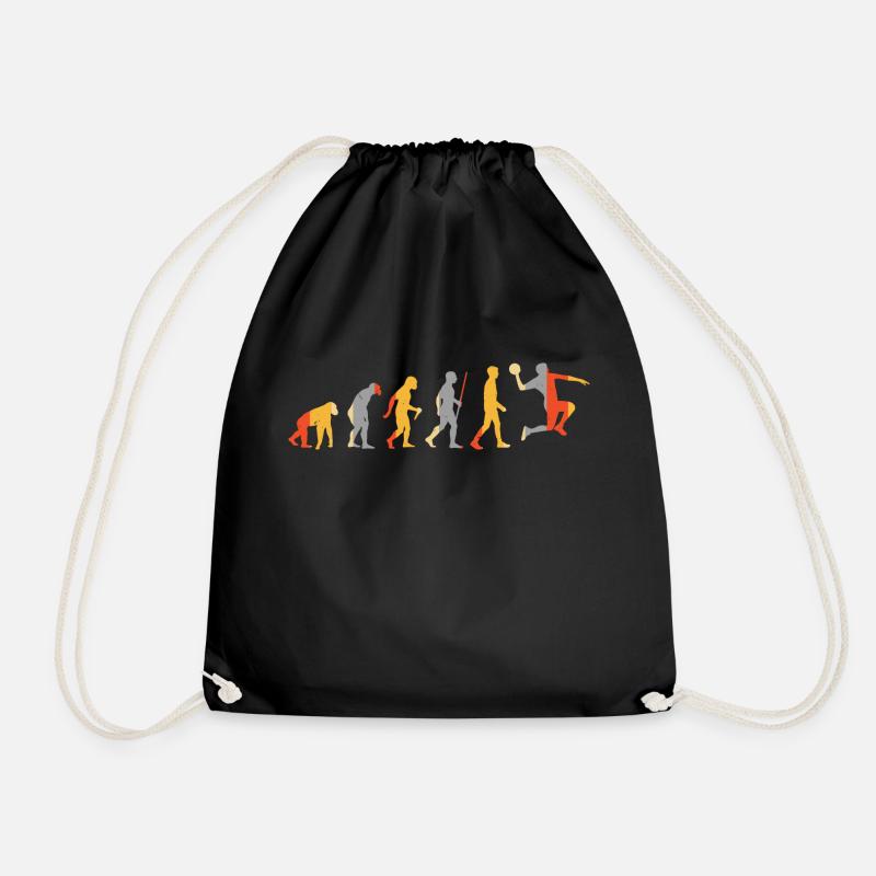 Retro Evolution Volleyball pour les joueurs de volleyball - Sac de sport léger - noir