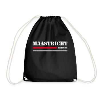 Maastricht - Turnbeutel - Schwarz - Vorne