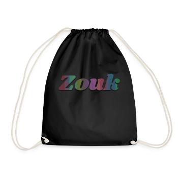 Zouk - Turnbeutel - Schwarz - Vorne