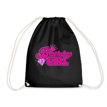Birthday Girl Awesome Royal Princess T-Shirt - Sac de sport léger - noir - Devant