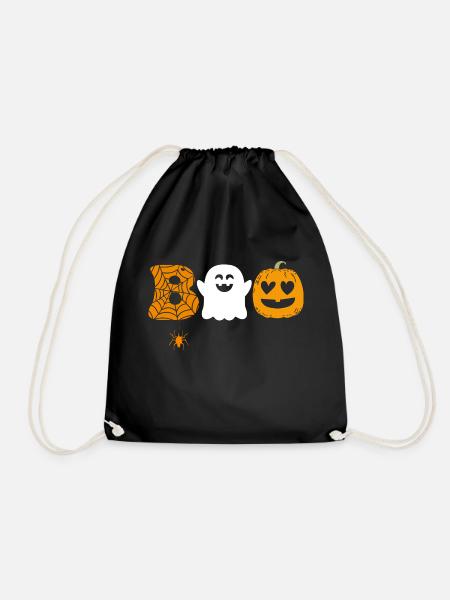 Halloween Boo Season - Drawstring Bag - black