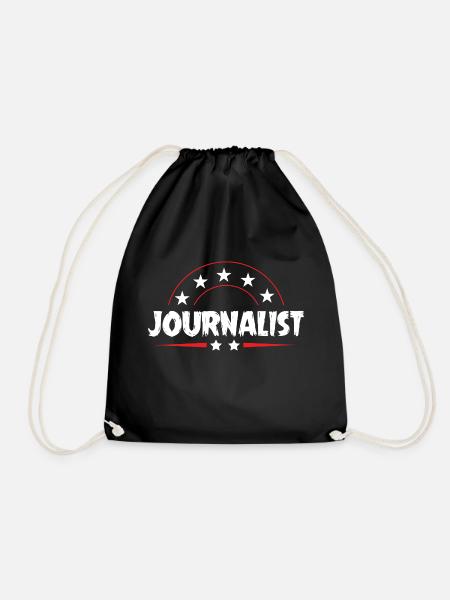 Journalist Beruf - Turnbeutel - Schwarz