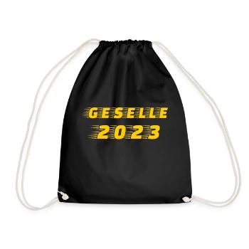 Geselle 23 - Turnbeutel - Schwarz - Vorne