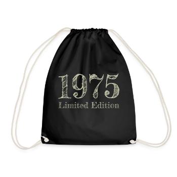1975 - Drawstring Bag - black - Front