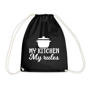 Ma cuisine Mes règles - Sac de sport léger - noir - Devant