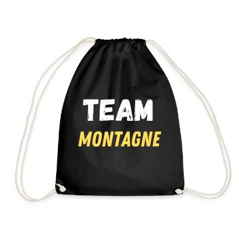 team montagne - Sac de sport léger - noir - Devant