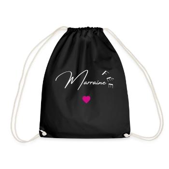 Fée marraine - Sac de sport léger - noir - Devant