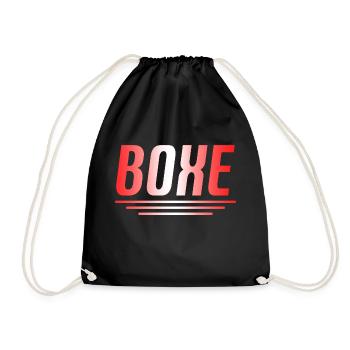 BOXE BOXEUR BOXEUSE CADEAU SPORT SUISSE - Sac de sport léger - noir - Devant