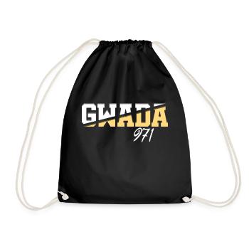 Belle idee cadeau souvenir de la guadeloupe - Sac de sport léger - noir - Devant