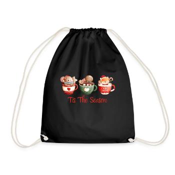 C’est la saison. Joyeux Noël - Sac de sport léger - noir - Devant
