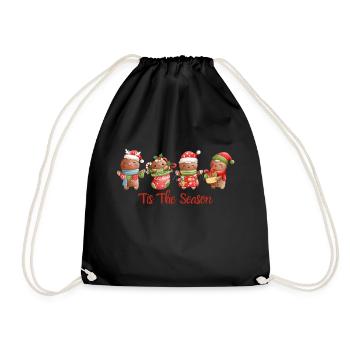 C’est la saison. Joyeux Noël - Sac de sport léger - noir - Devant