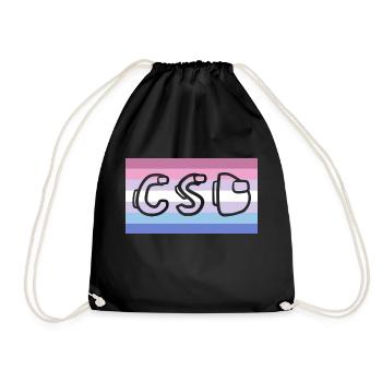 Fierté bigenre CSD - Sac de sport léger - noir - Devant