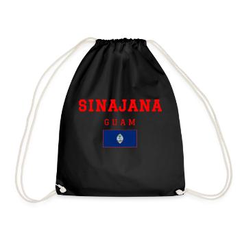 Sinajana Guam - Turnbeutel - Schwarz - Vorne