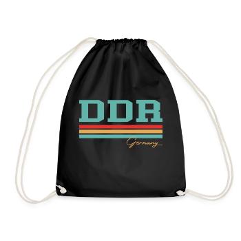 RDA Allemagne de l’Est - Sac de sport léger - noir - Devant