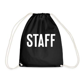 STAFF - Sac de sport léger - noir - Devant