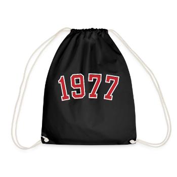 Année de naissance sport 1977 - Sac de sport léger - noir - Devant