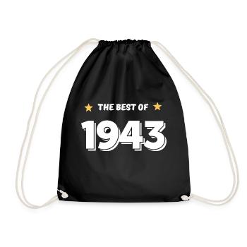 Best of 1943 - Drawstring Bag - black - Front