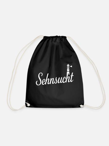 Sehnsucht - Turnbeutel - Schwarz
