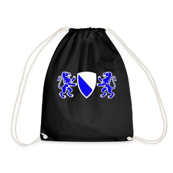 zürich - Drawstring Bag - black - Front