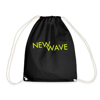 New Wave - Turnbeutel - Schwarz - Vorne