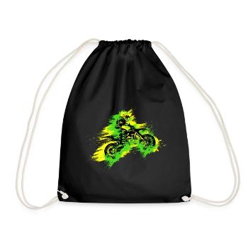 Coureur motocross - Sac de sport léger - noir - Devant