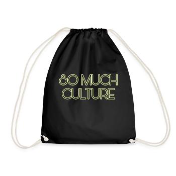 Tellement de culture - Sac de sport léger - noir - Devant