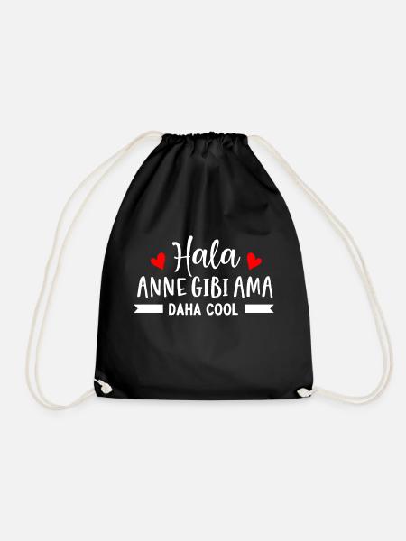 Hala Anne Gibi Ama Daha Cool Türkische Tante Love - Turnbeutel - Schwarz