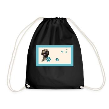 Ludo the dog - Sac de sport léger - noir - Devant