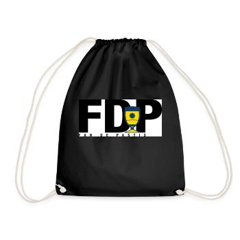 fdp pastis - Sac de sport léger - noir - Devant