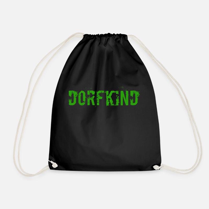 Dorfkind design - Turnbeutel - Schwarz