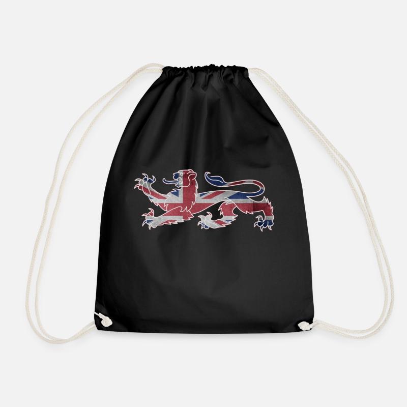 Angleterre, drapeau, écussons, drapeau anglais, Royaume-Uni - Sac de sport léger - noir