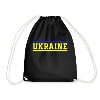 Ukraine - Sac de sport léger - noir - Devant