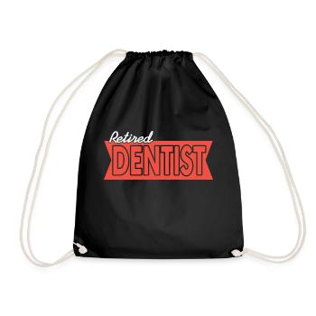 Dentiste à la retraite Génial Dentiste T-Shirt Cadeau - Sac de sport léger - noir - Devant