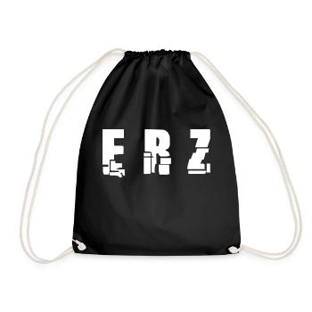 Erzgebirge meine Heimat - Turnbeutel - Schwarz - Vorne