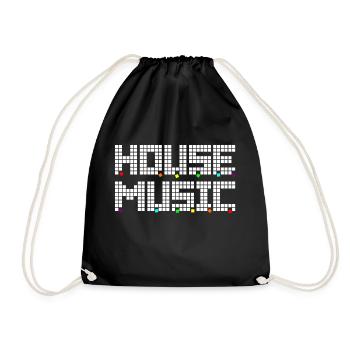 House Music LGBTQ+ Editio - Turnbeutel - Schwarz - Vorne