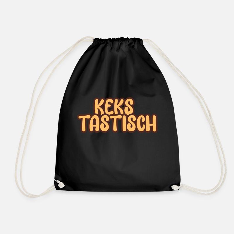 Kekstastisch Schokoladen Plätzchen - Turnbeutel - Schwarz