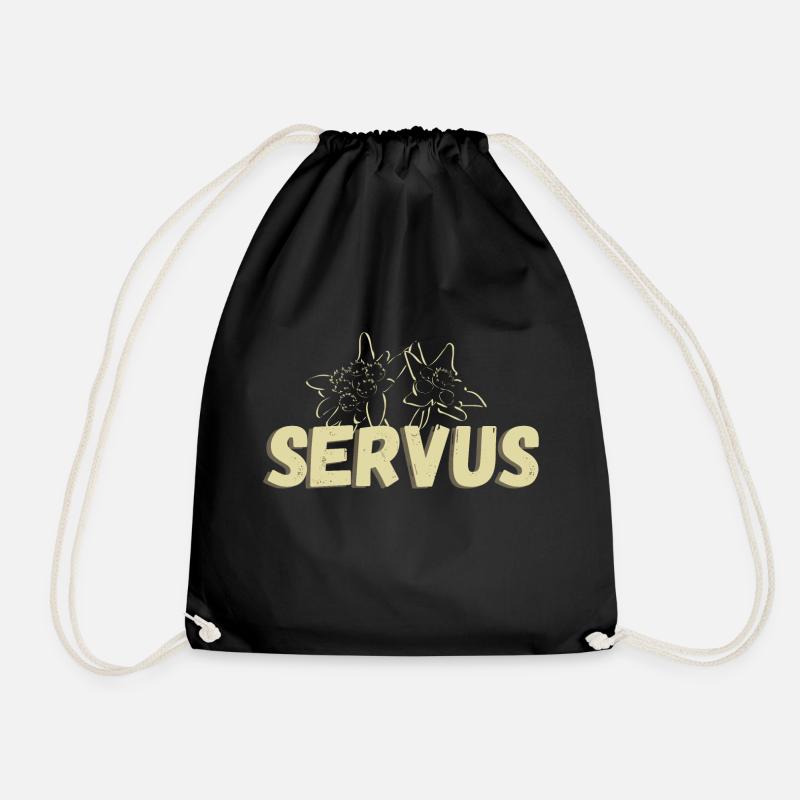 Servus - Turnbeutel - Schwarz
