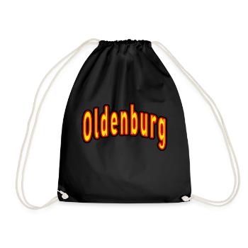 Oldenburg - Turnbeutel - Schwarz - Vorne