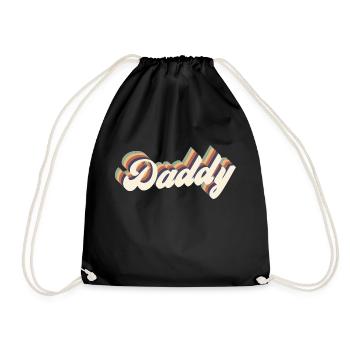daddy vintage - Sac de sport léger - noir - Devant